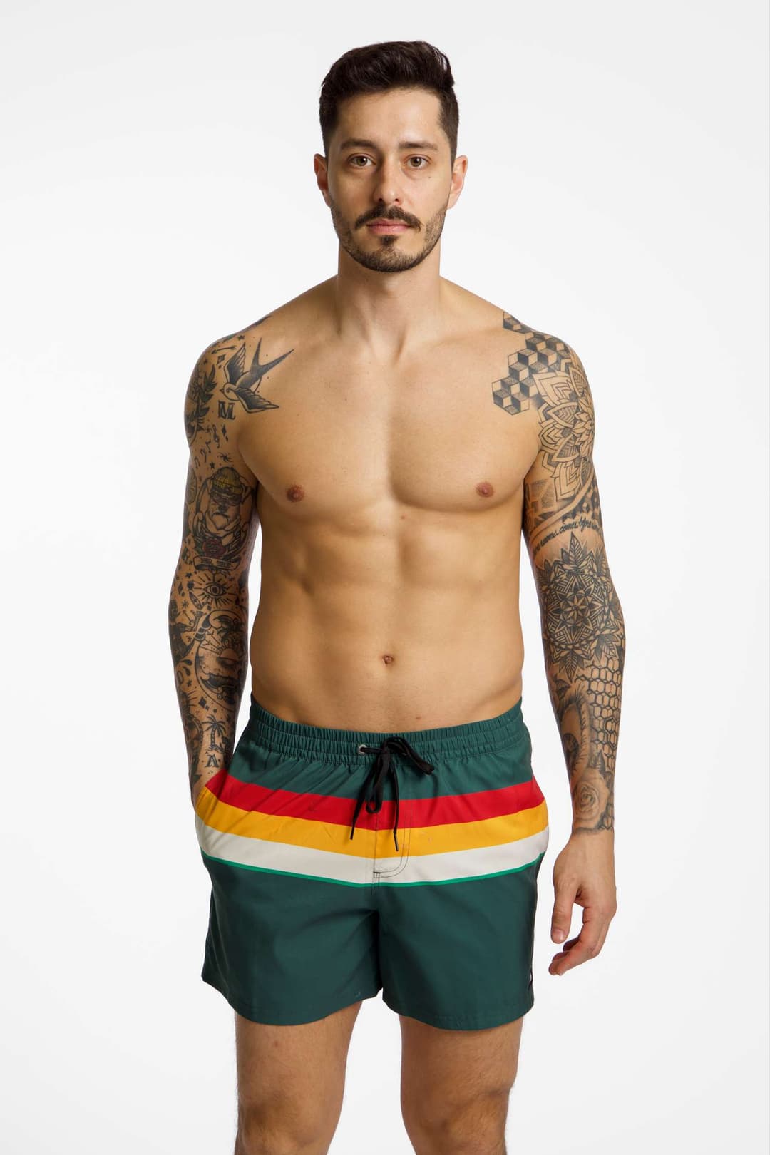 Quiksilver Everyday Printed Volley 15" Herren Badeshort Grün, Herren, Größe: XXL