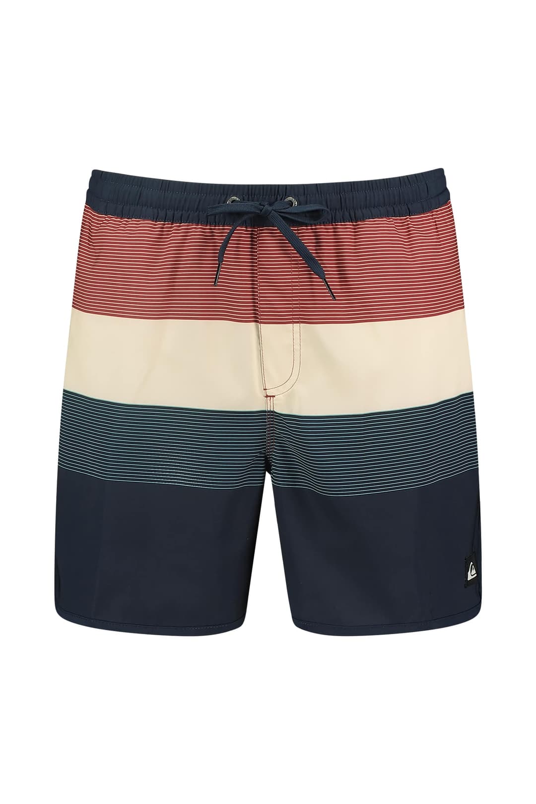 Quiksilver Stretch Scallop Volley 16" Herren Badeshort Blau, Herren, Größe: XXL