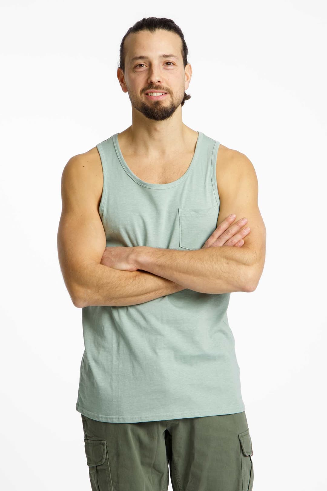 PROTEST PRTCamil Herren Tanktop Grün, Herren, Größe: M