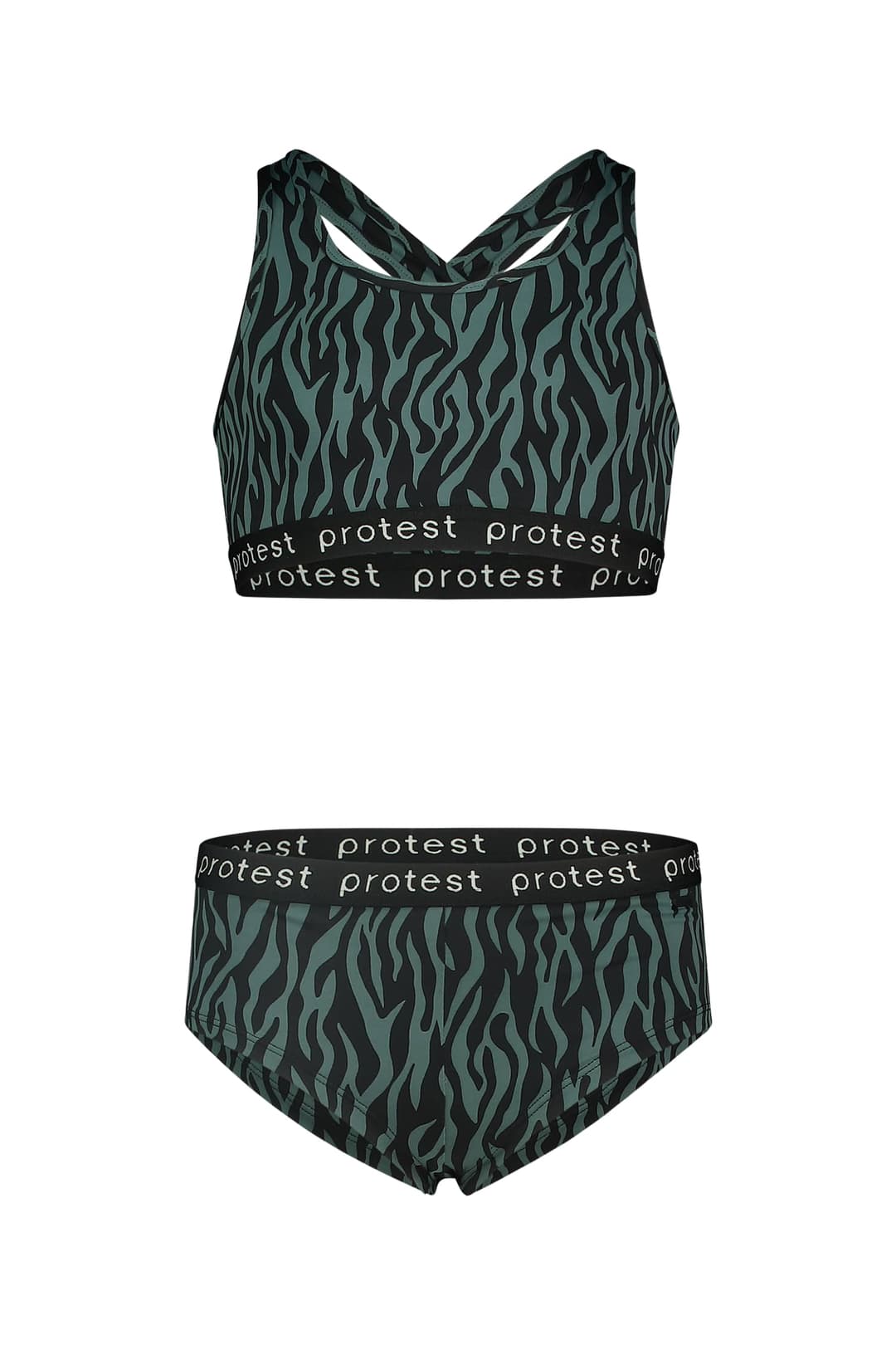 PROTEST PRTMonicas Mädchen Bikini Schwarz, , Größe: 176