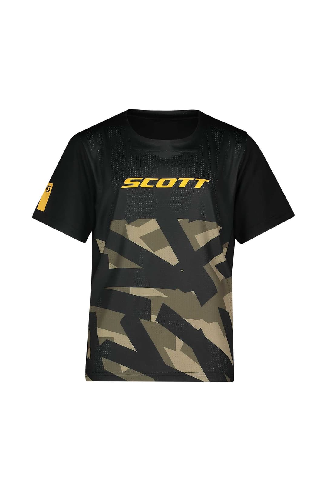 SCOTT Vertic Delta Kinder Biketrikot Schwarz, , Größe: 128