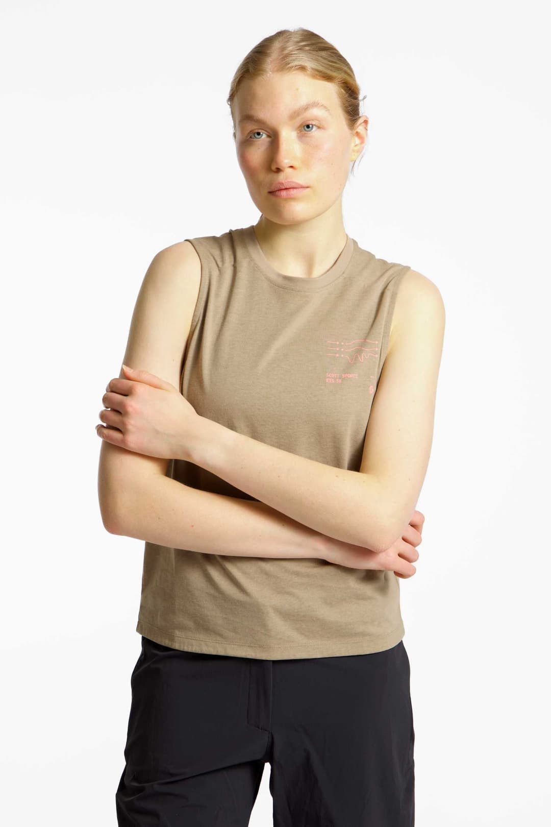 SCOTT Vertic DRI Damen Top Braun, Damen, Größe: S