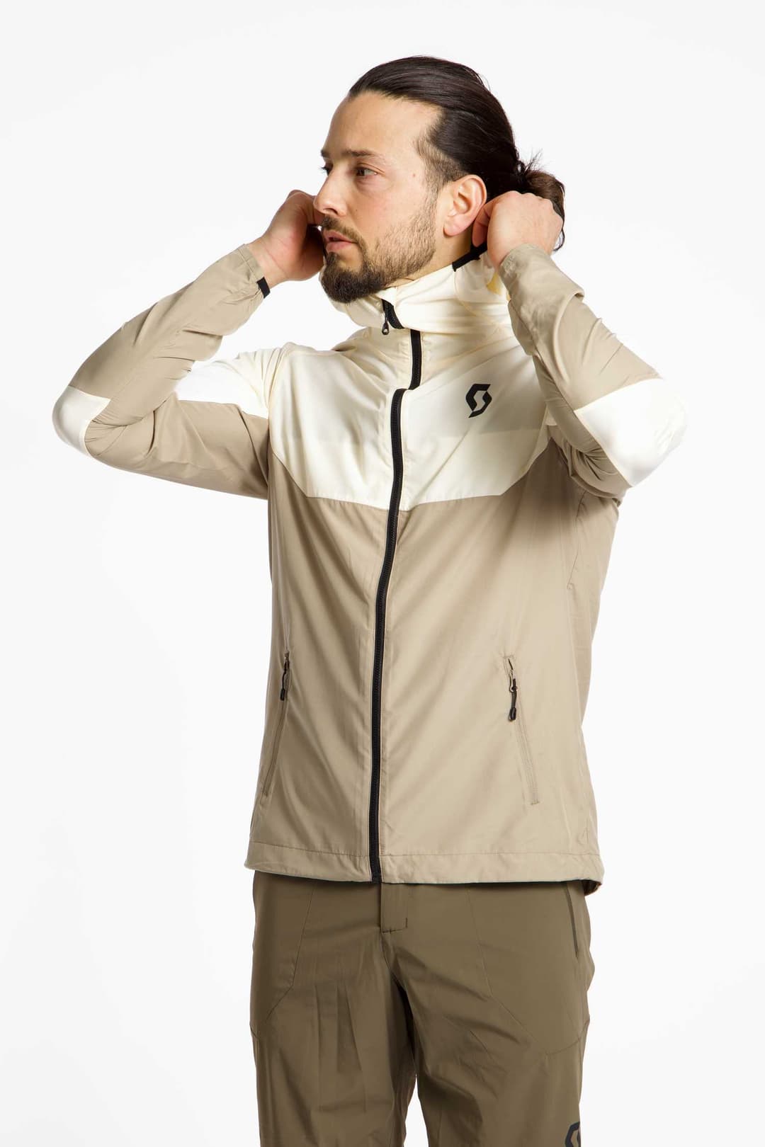 SCOTT Explorair Light Windbreaker Herren Bikejacke Weiss, Herren, Größe: L