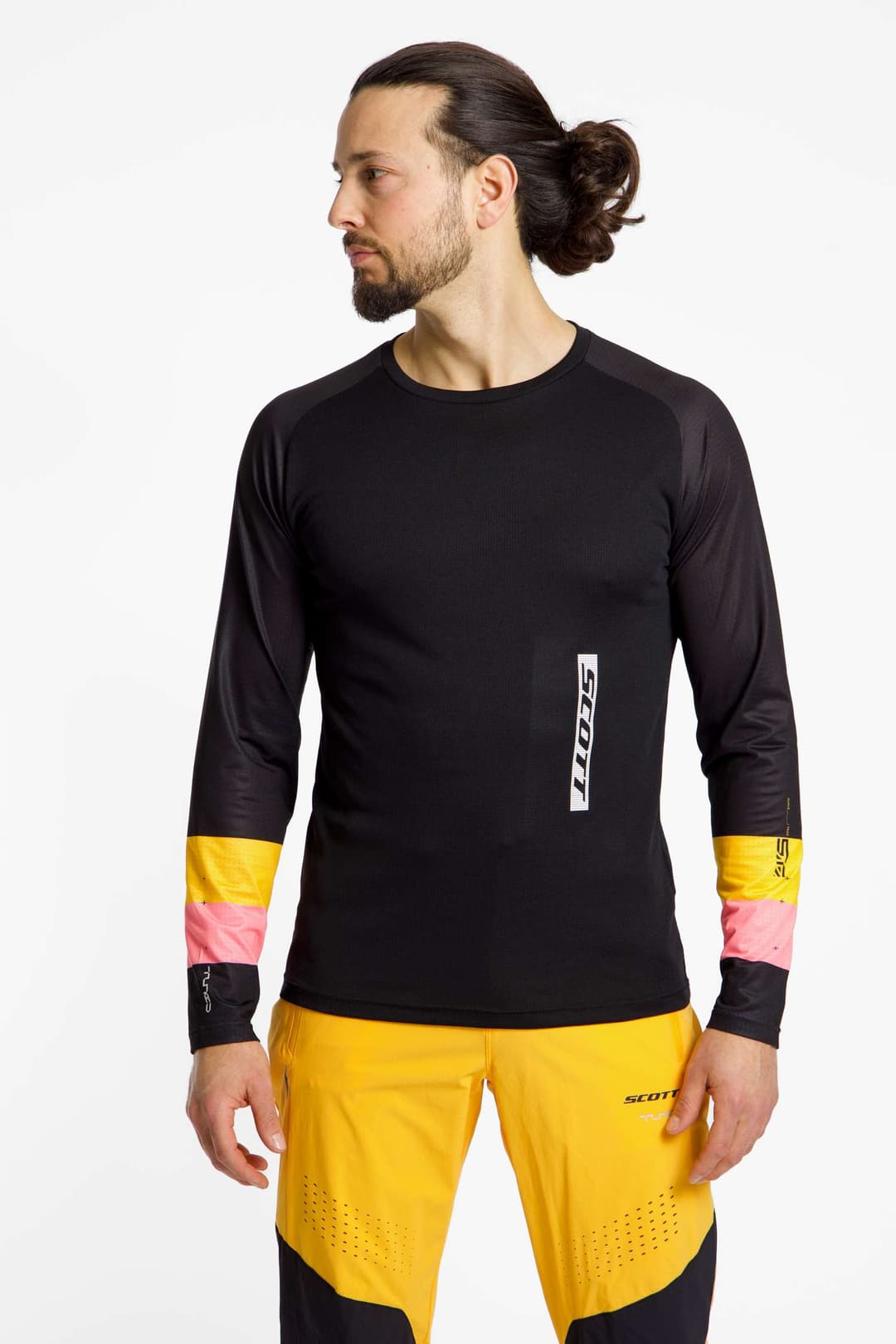SCOTT Tuned LS Herren Biketrikot Schwarz, Herren, Größe: M