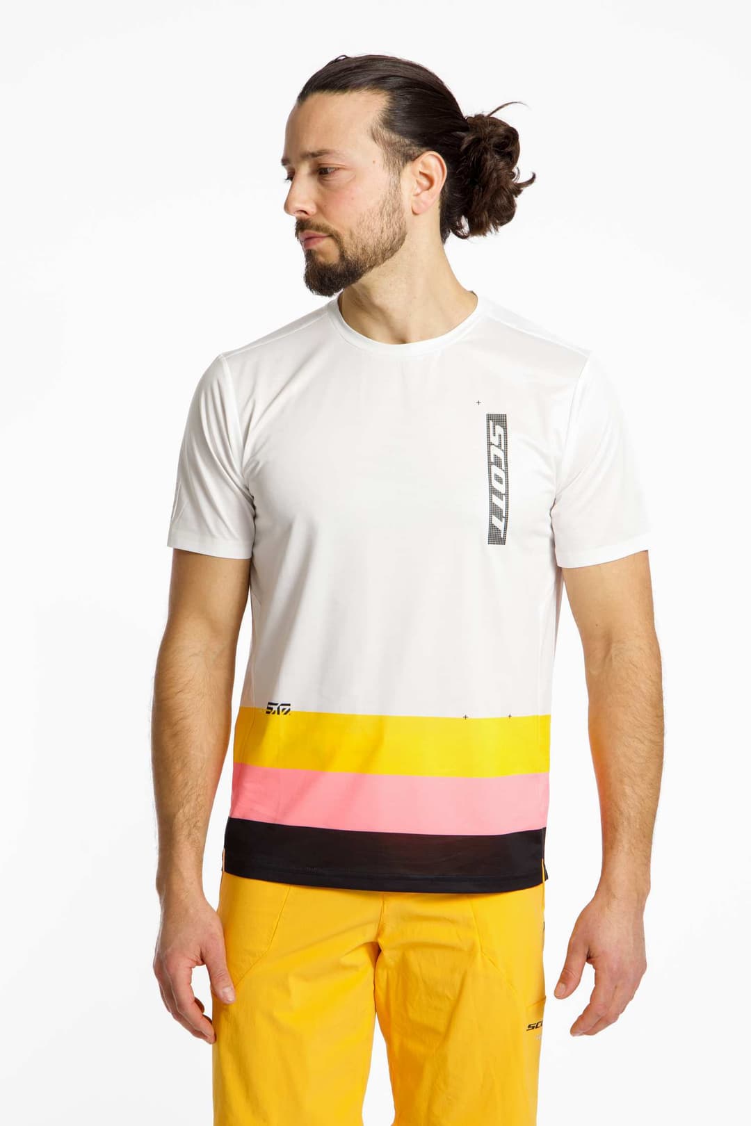 SCOTT Tuned SL Herren Biketrikot Weiss, Herren, Größe: XL