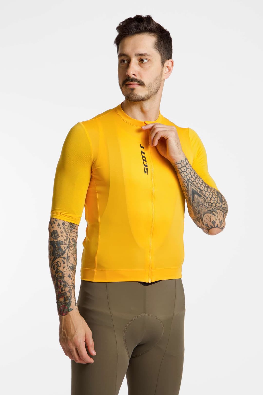 SCOTT Pro Herren Biketrikot Orange, Herren, Größe: L