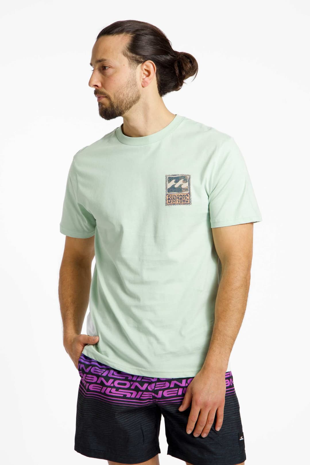 Billabong Stamp Herren T-Shirt Grün, Herren, Größe: S