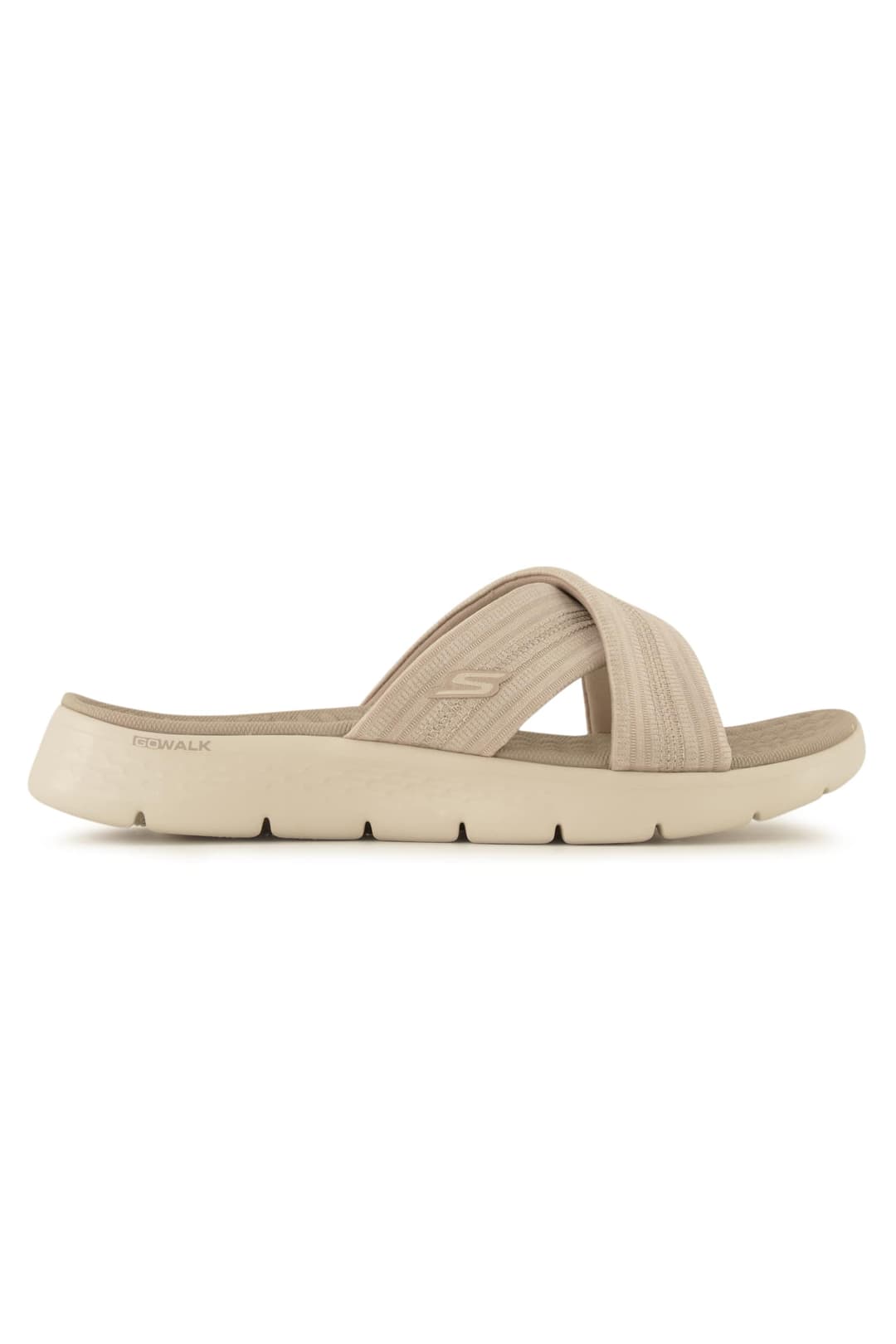 Skechers Go Walk Flex Damen Sandale Braun, Damen, Größe: 42