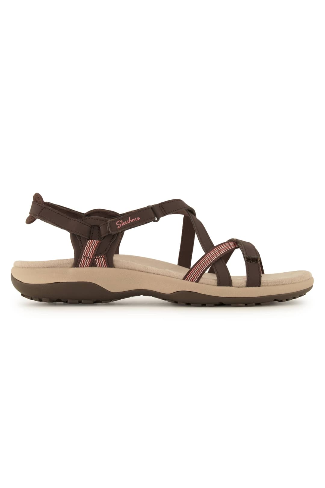 Skechers Reggae Slim - Sun Array Damen Sandale Braun, Damen, Größe: 36