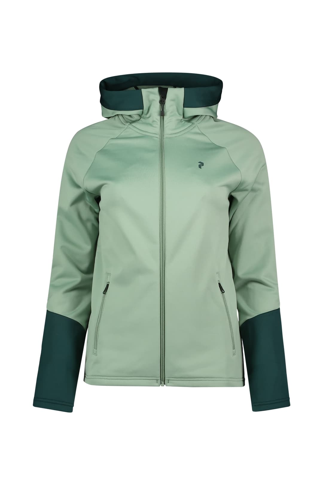 PEAK PERFORMANCE Rider Essentials Zip Hood Damen Midlayer Grün, Damen, Größe: S