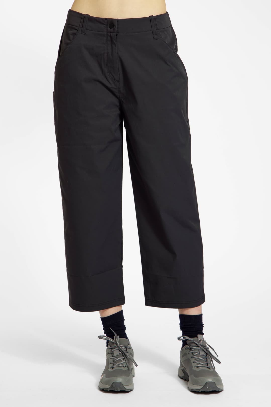 Jack Wolfskin Mahani Damen 7/8 Wanderhose Schwarz, Damen, Größe: 36