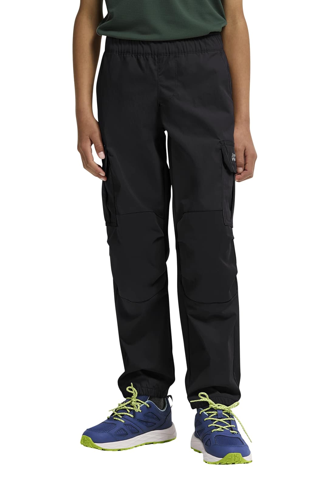 Jack Wolfskin Cargo Kinder Wanderhose Schwarz, , Größe: 128