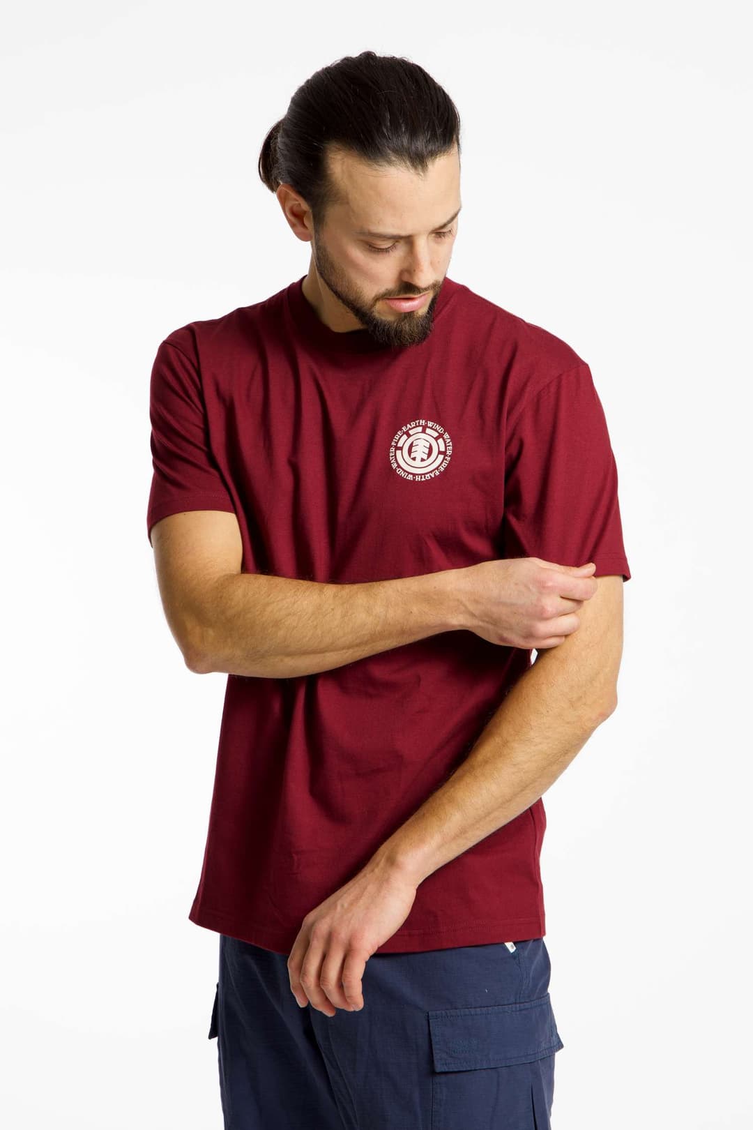 Element Seal Bp Herren T-Shirt Rot, Herren, Größe: M