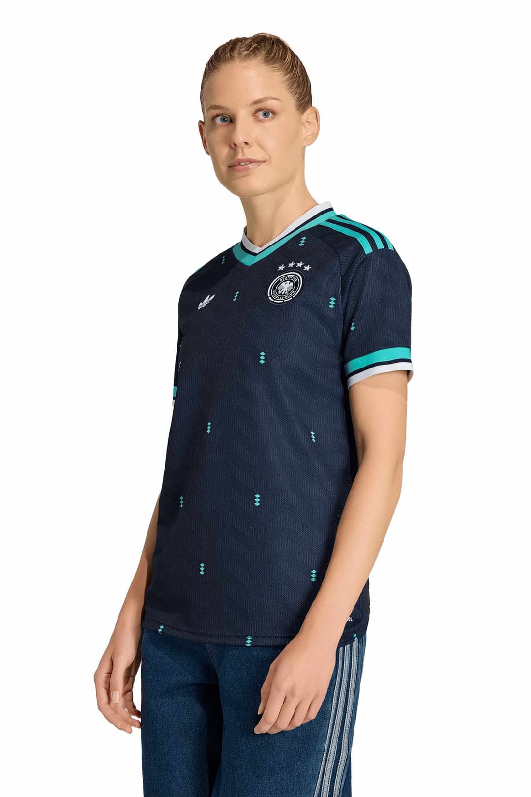 adidas Deutschland Away Replica Damen Fussballtrikot WM 2026 Blau, Damen, Größe: XL