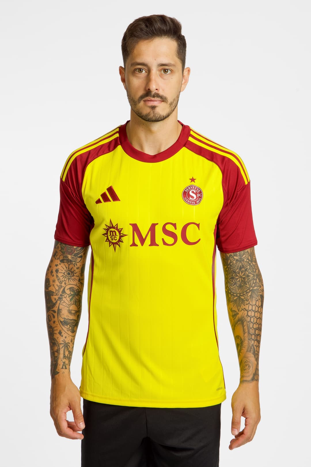 adidas Servette FC 3rd Replica Herren Fussballtrikot 25/26 Gelb, Herren, Größe: L