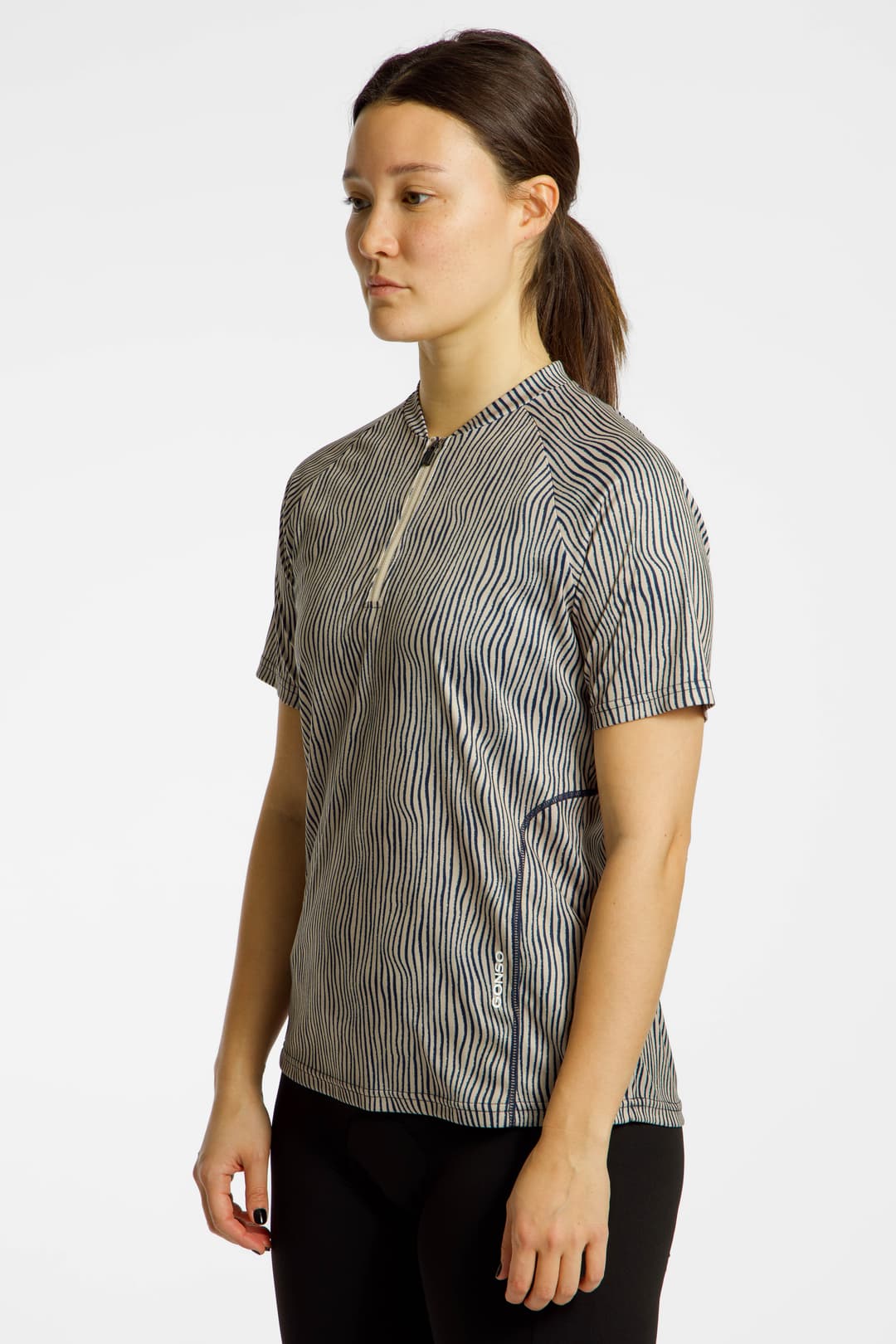 Gonso Adventure Soft Touch Half-Zip Damen Biketrikot Schwarz, Damen, Größe: 42
