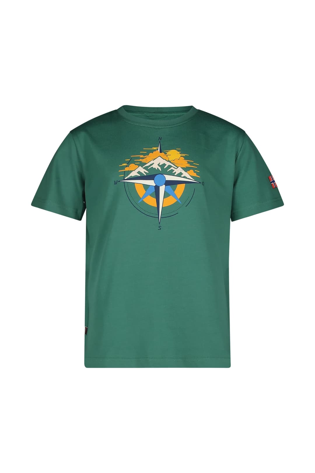 Trollkids Trondheim Kinder T-Shirt Grün, , Größe: 116