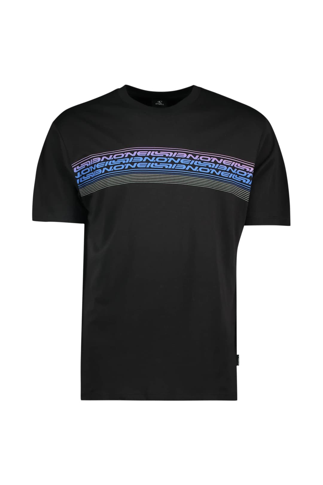 O'NEILL Logo Stripe Herren T-Shirt Schwarz, Herren, Größe: M