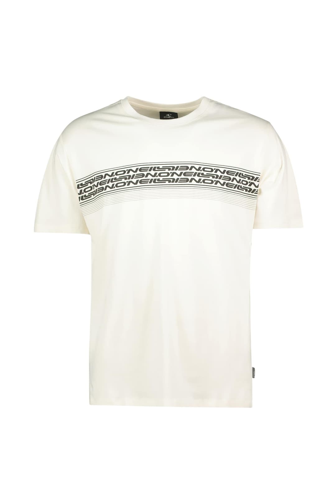 O'NEILL Logo Stripe Herren T-Shirt Weiss, Herren, Größe: XL