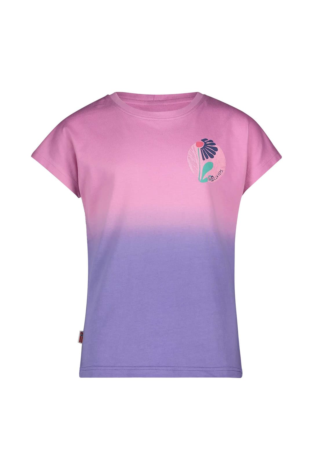 Trollkids Yttersand Beach Kinder T-Shirt Pink, , Größe: 116