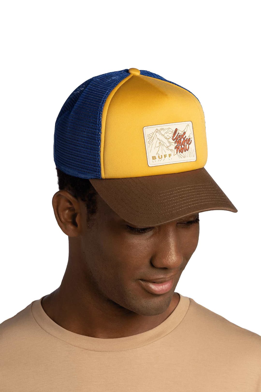 Buff Trucker Cap Beige, Herren, Größe: ONE SIZE
