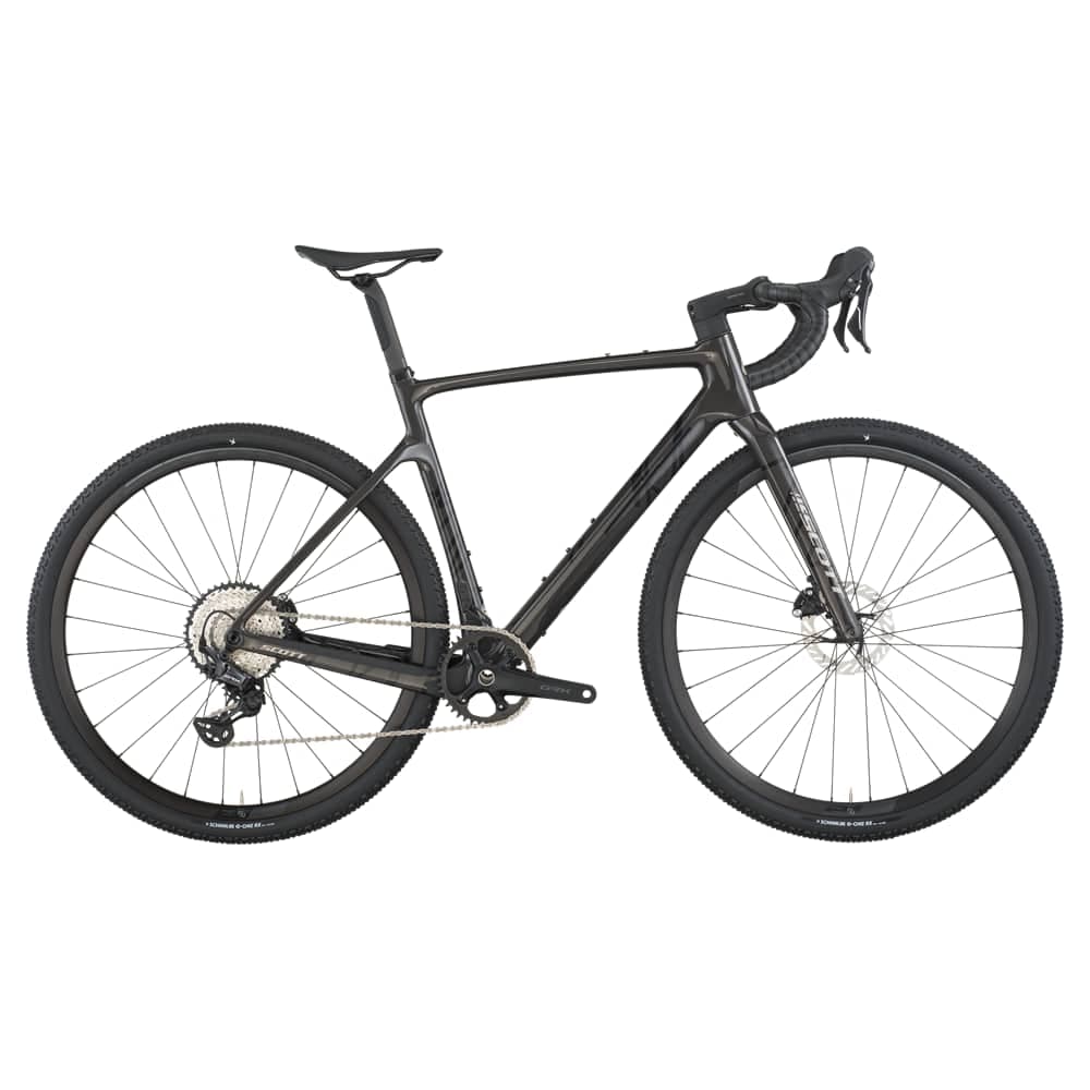 SCOTT Addict Gravel 30 28 Gravel Bike Schwarz, Herren, Größe: XL