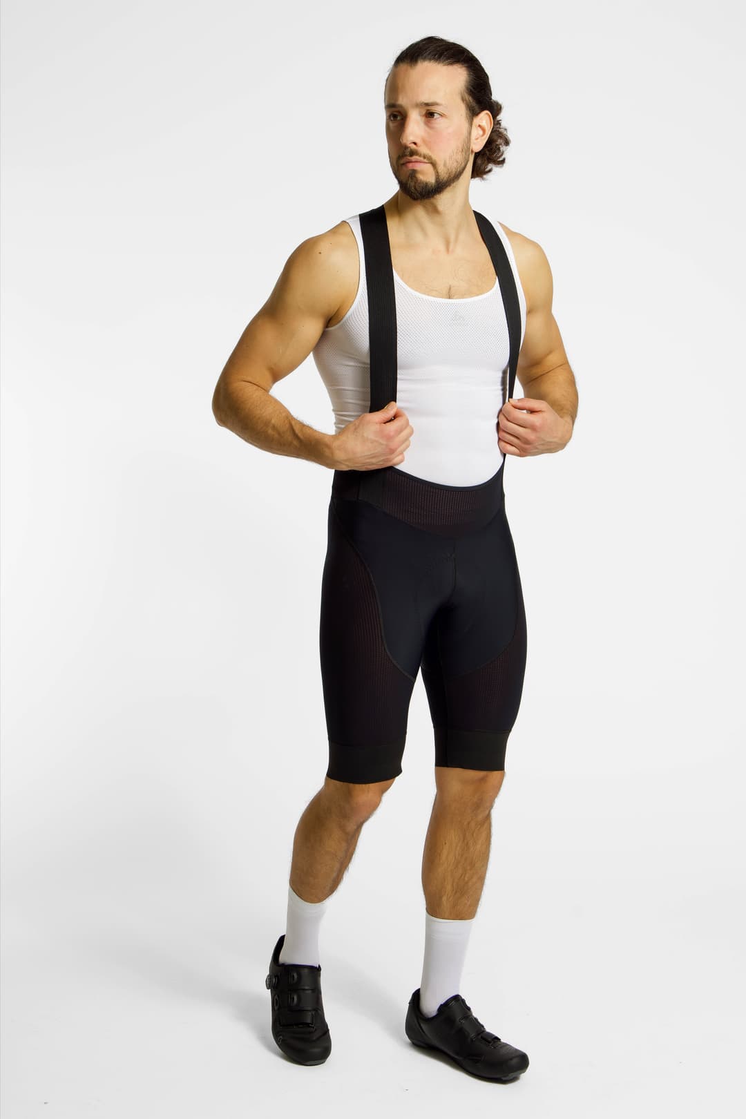 Santini Super Lite Herren Bib Tight Schwarz, Herren, Größe: M