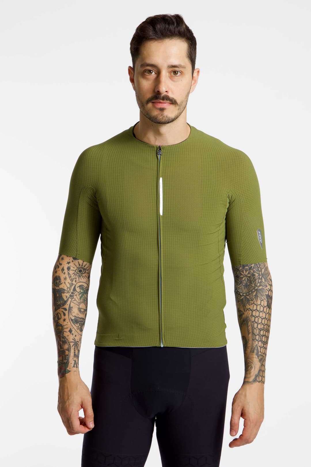 Q36.5 Dottore Pro Herren Rennradtrikot Grün, Herren, Größe: S