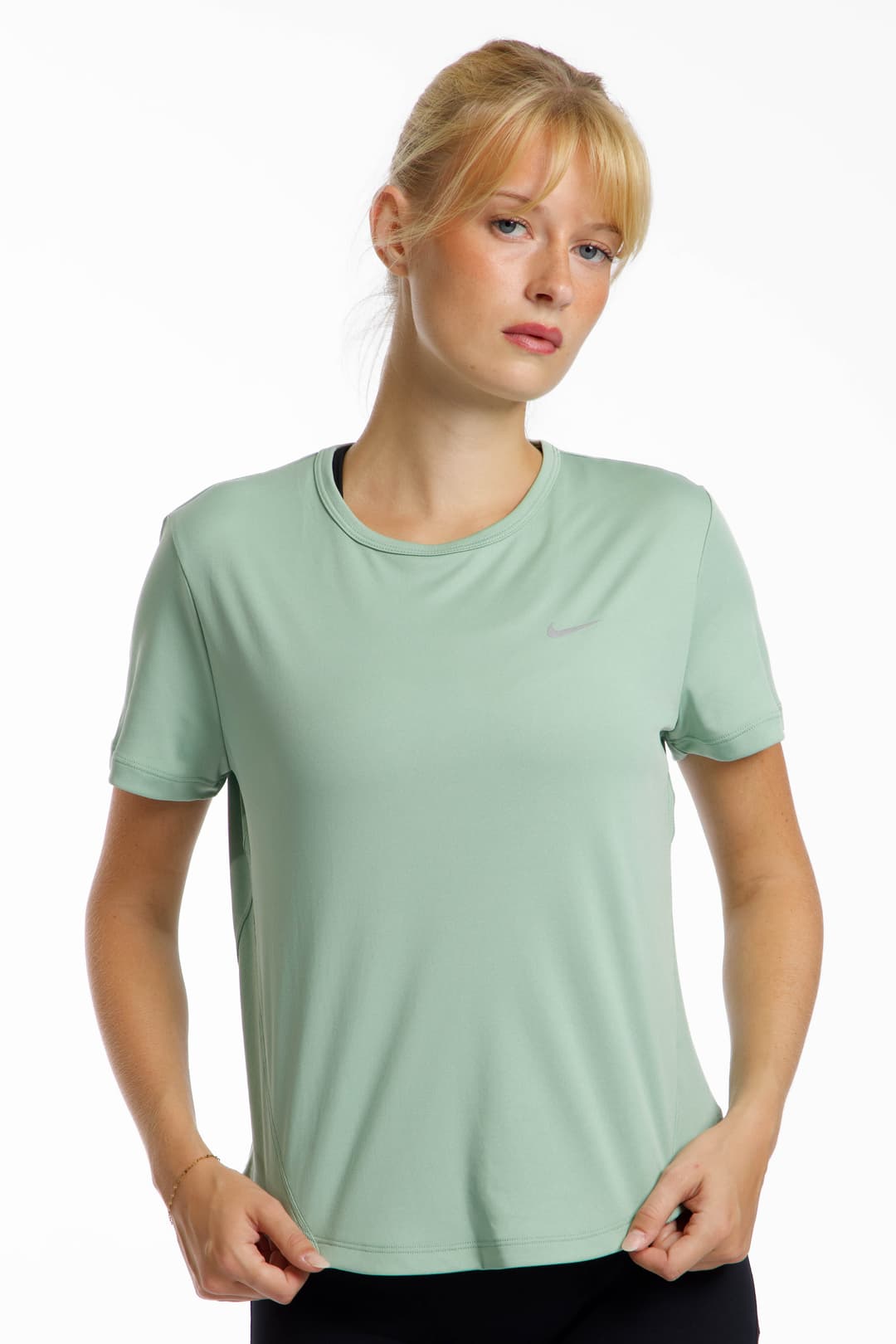 Nike Tempo Dri-FIT Damen T-Shirt Grün, Damen, Größe: S