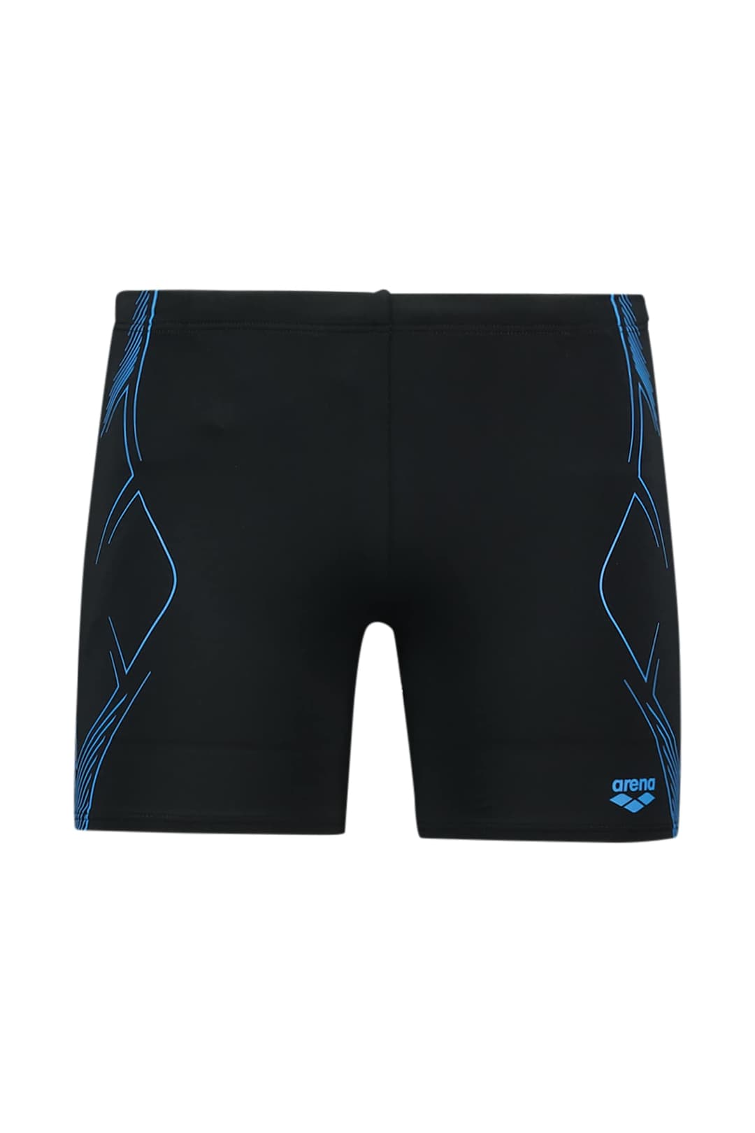 arena Graphic Swim Mid Jammer Herren Badehose Schwarz, Herren, Größe: XL