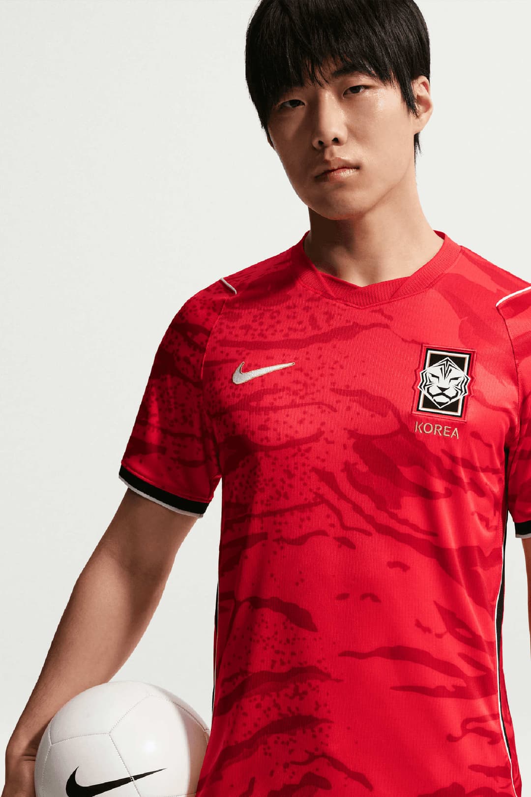 Nike Südkorea Home Replica Herren Fussballtrikot WM 2026 Rot, Herren, Größe: M
