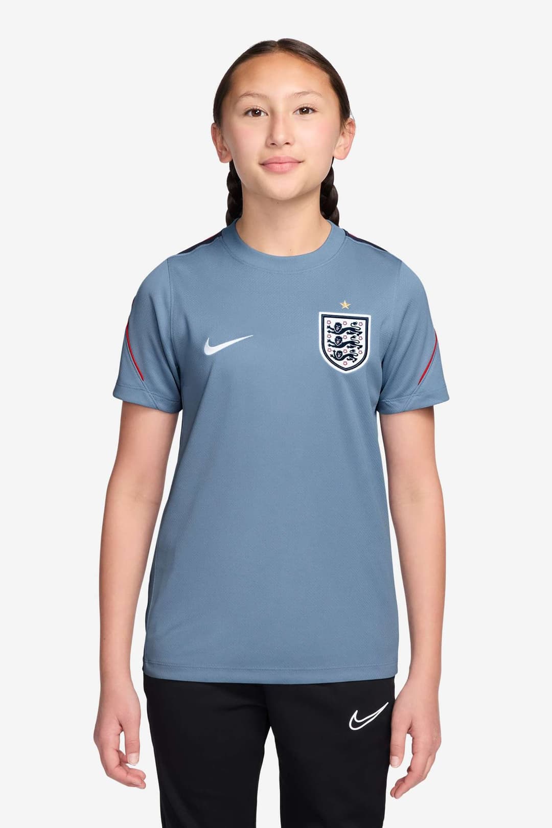 Nike England Dri-FIT Strike Kinder T-Shirt Blau, , Größe: 164