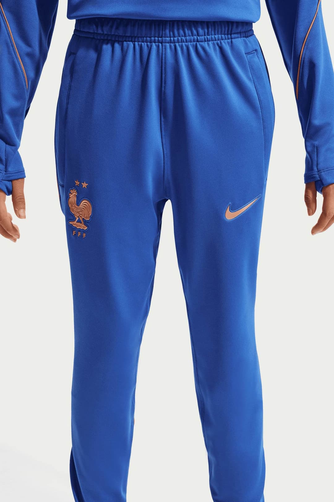 Nike Frankreich Dri-FIT Strike Kinder Trainerhose Blau, , Größe: 164
