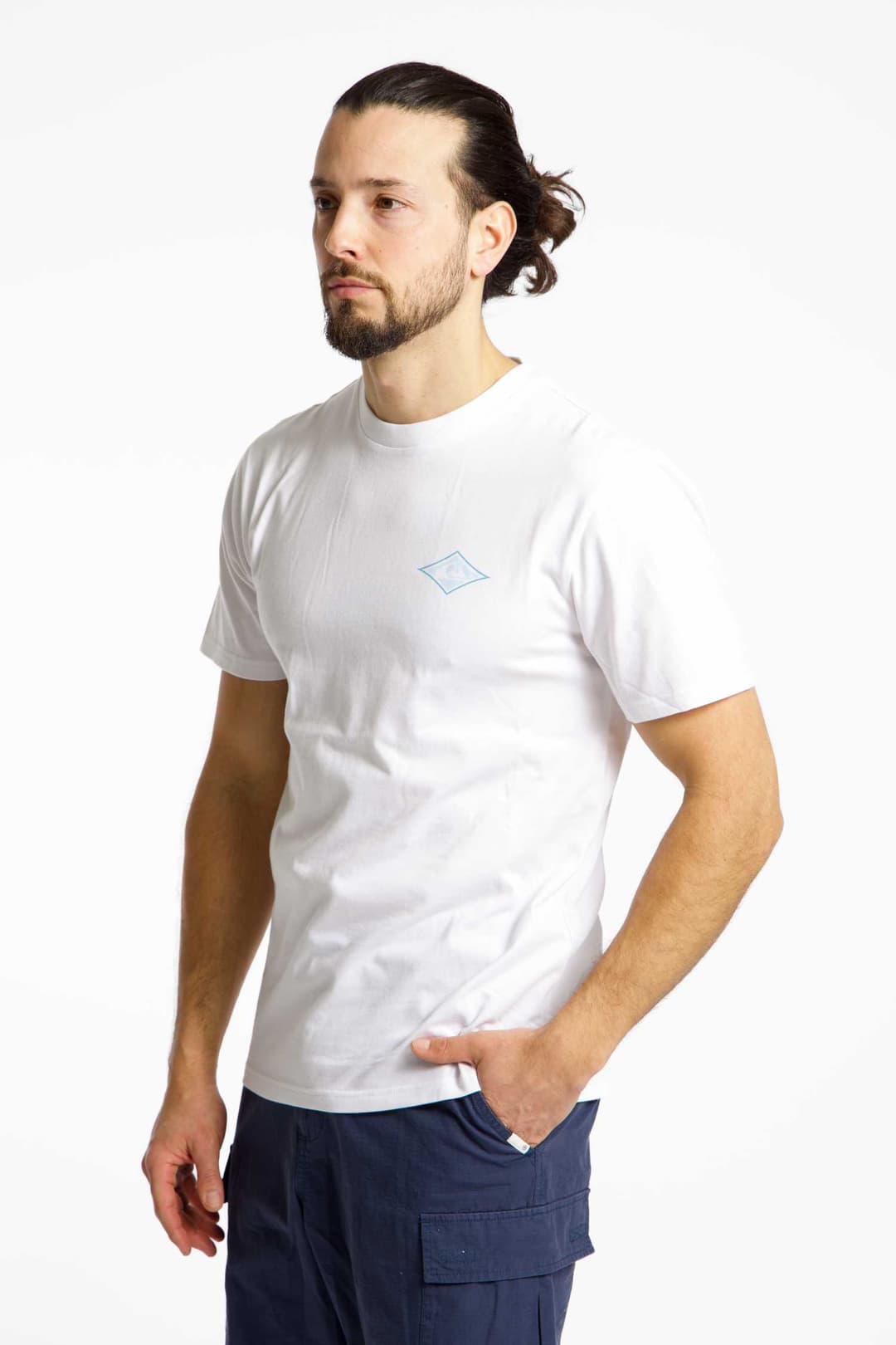 Quiksilver Retro Dreamin Back Print Herren T-Shirt Weiss, Herren, Größe: M
