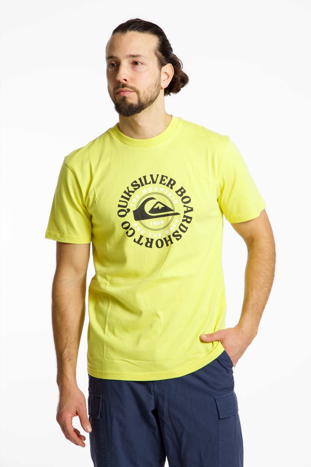 Quiksilver Too Fine Herren T-Shirt Gelb, Herren, Größe: S