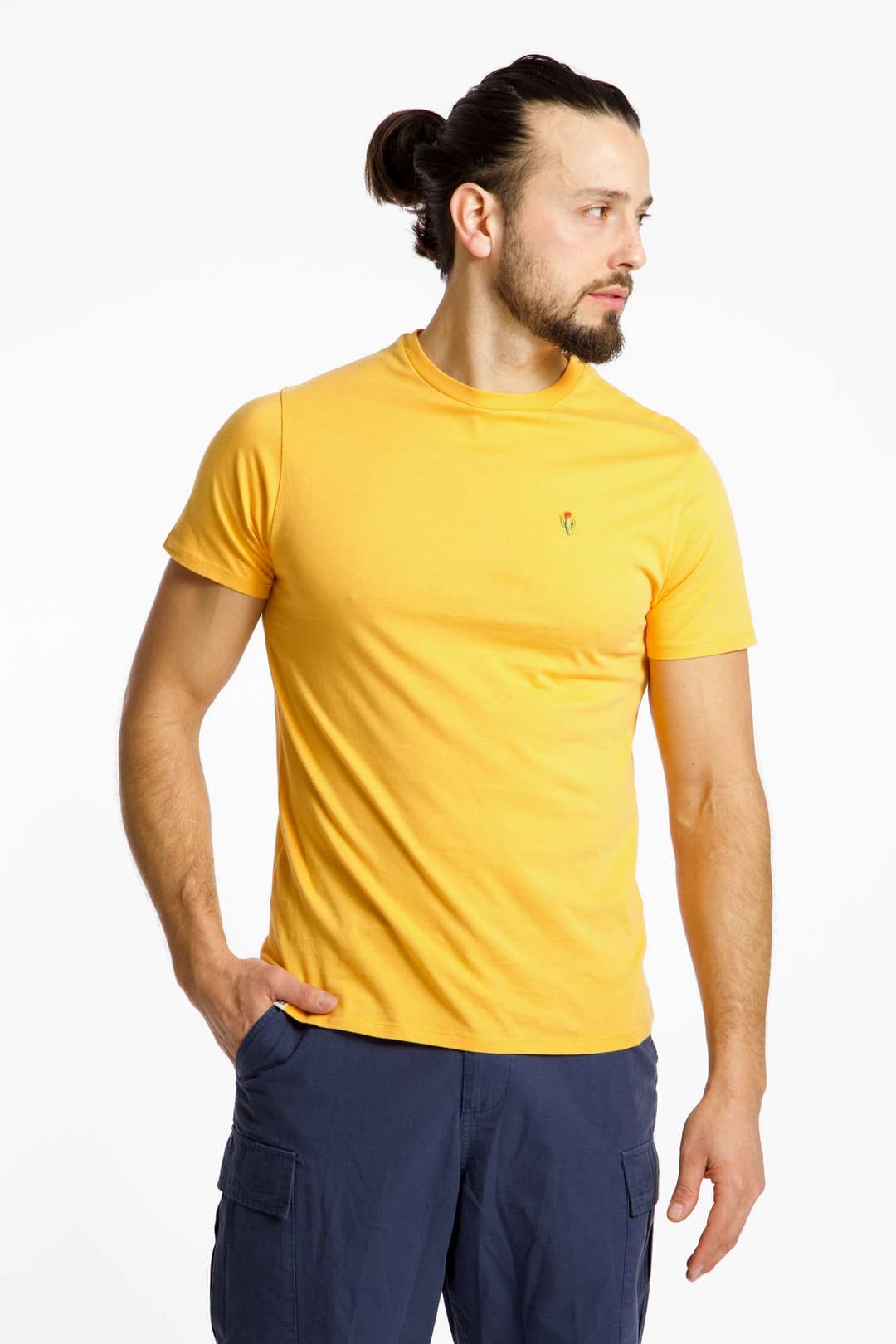 BEACH MOUNTAIN Herren T-Shirt Orange, Herren, Größe: S