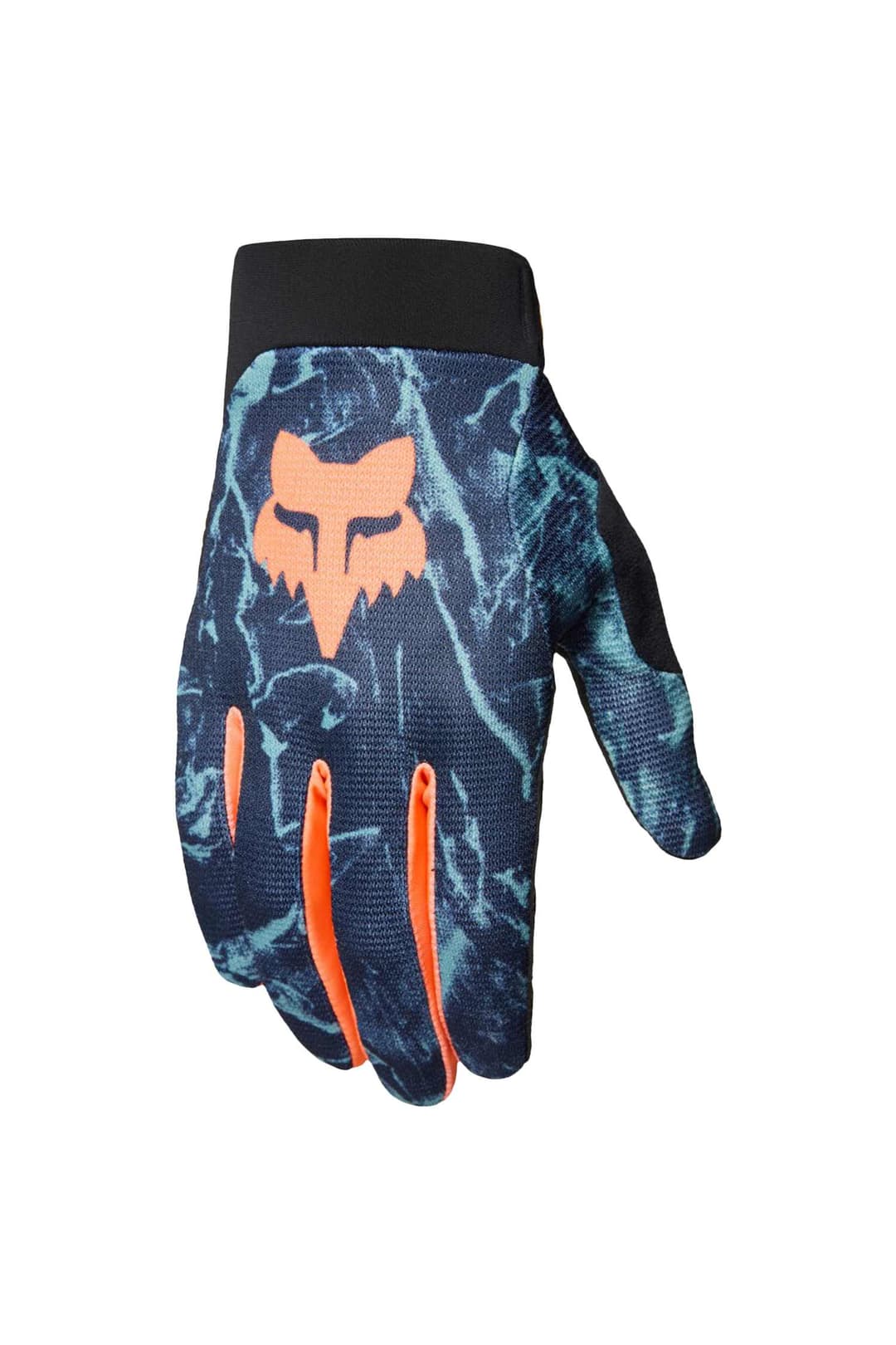 FOX Ranger Image Print Bikehandschuh Blau, Herren, Größe: M