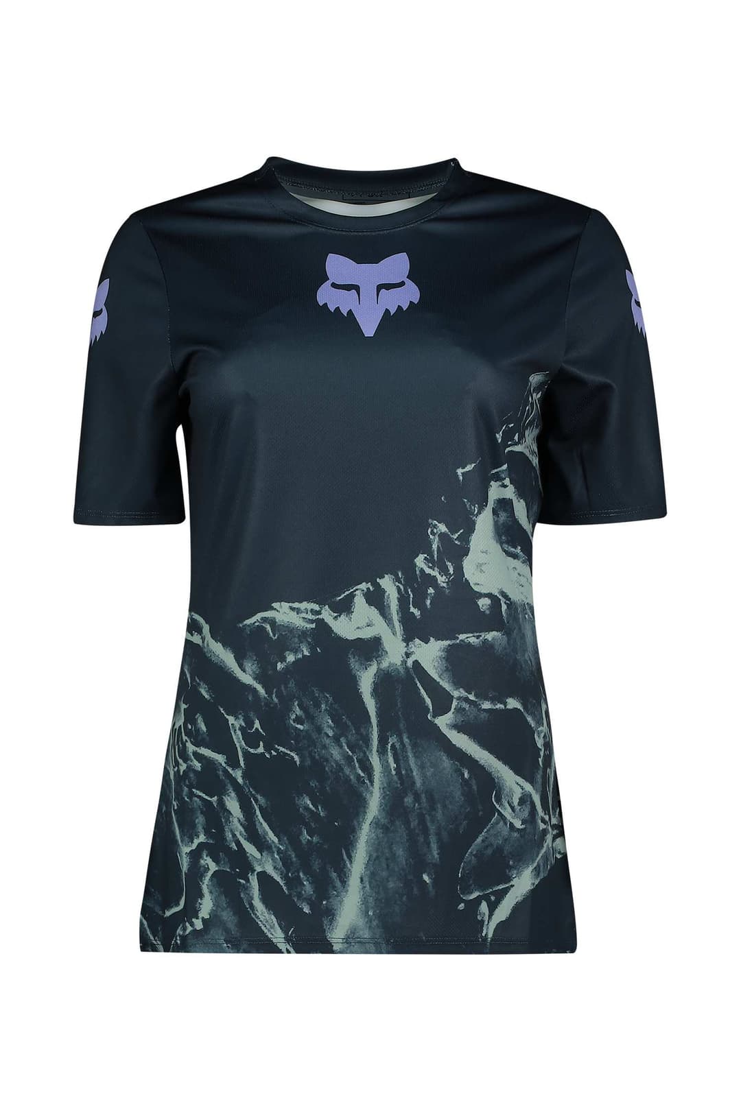 FOX Ranger Image Print Damen Biketrikot Blau, Damen, Größe: S