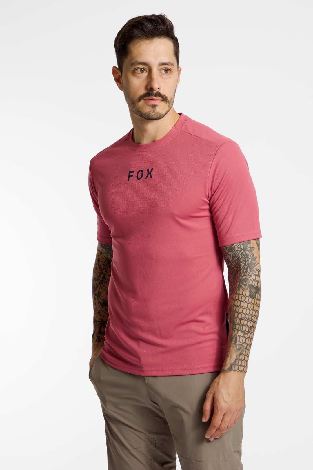 FOX Ranger Wordmark Herren Biketrikot Lila, Herren, Größe: M