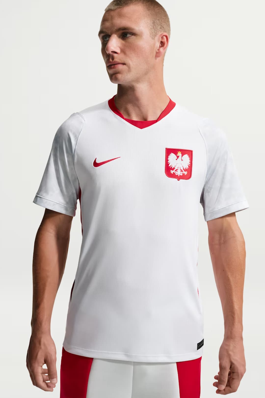 Nike Polen Home Replica Herren Fussballtrikot WM 2026 Weiss, Herren, Größe: XL