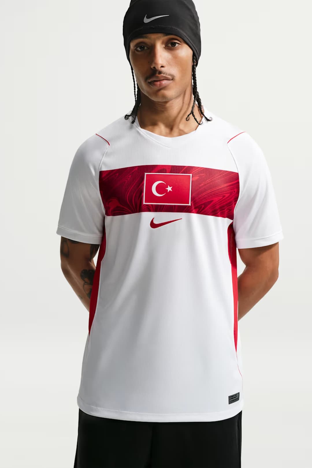 Nike Türkei Away Replica Herren Fussballtrikot WM 2026 Weiss, Herren, Größe: S
