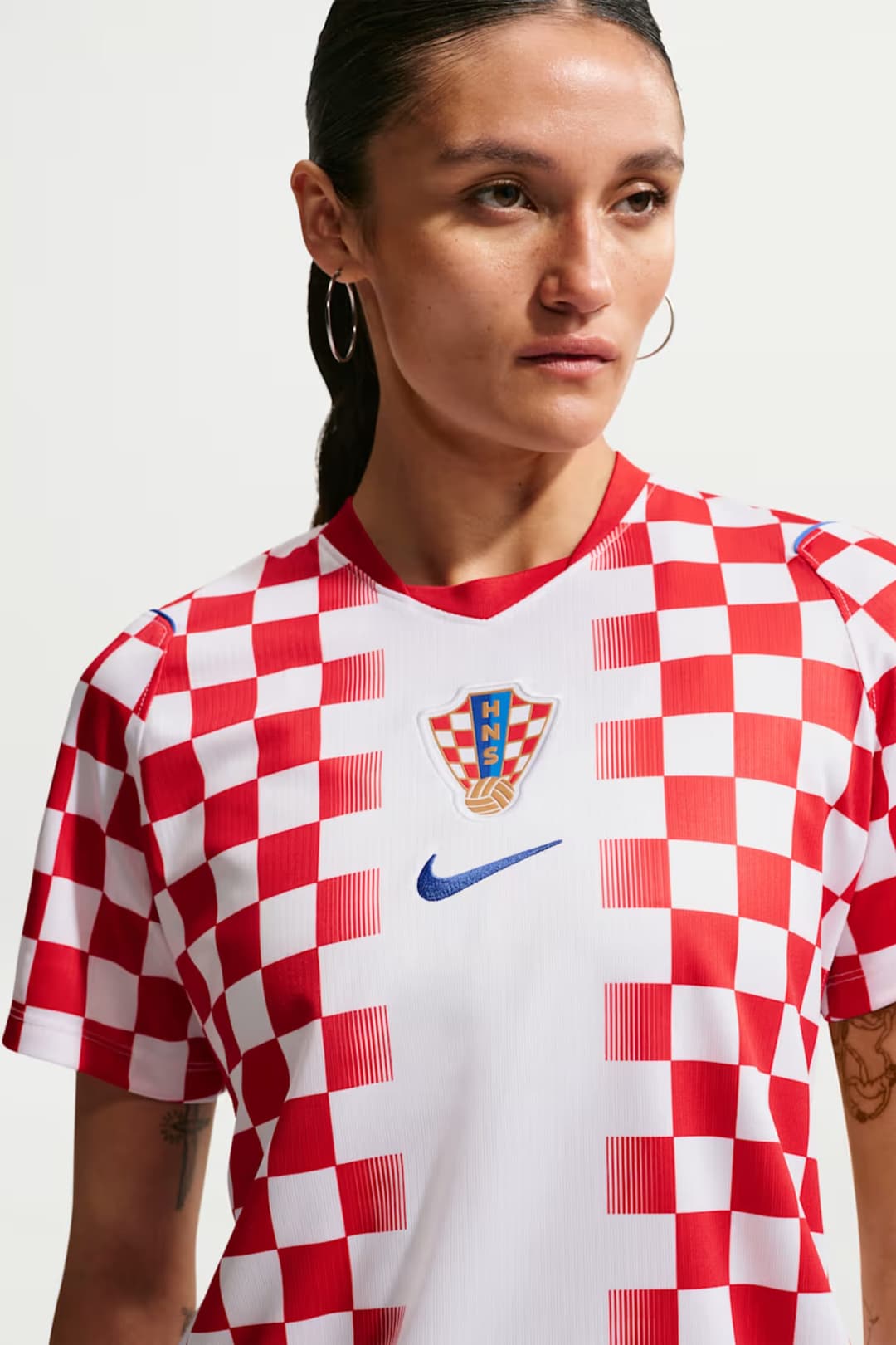 Nike Kroatien Home Replica Damen Fussballtrikot WM 2026 Weiss, Damen, Größe: M