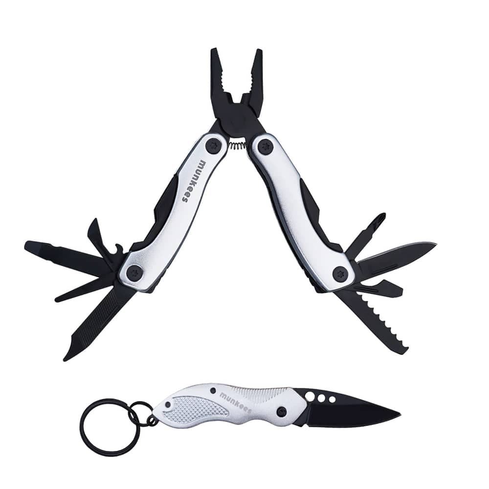 Munkees Multi Duo Werkzeug Set Silber, Herren, Größe: 0