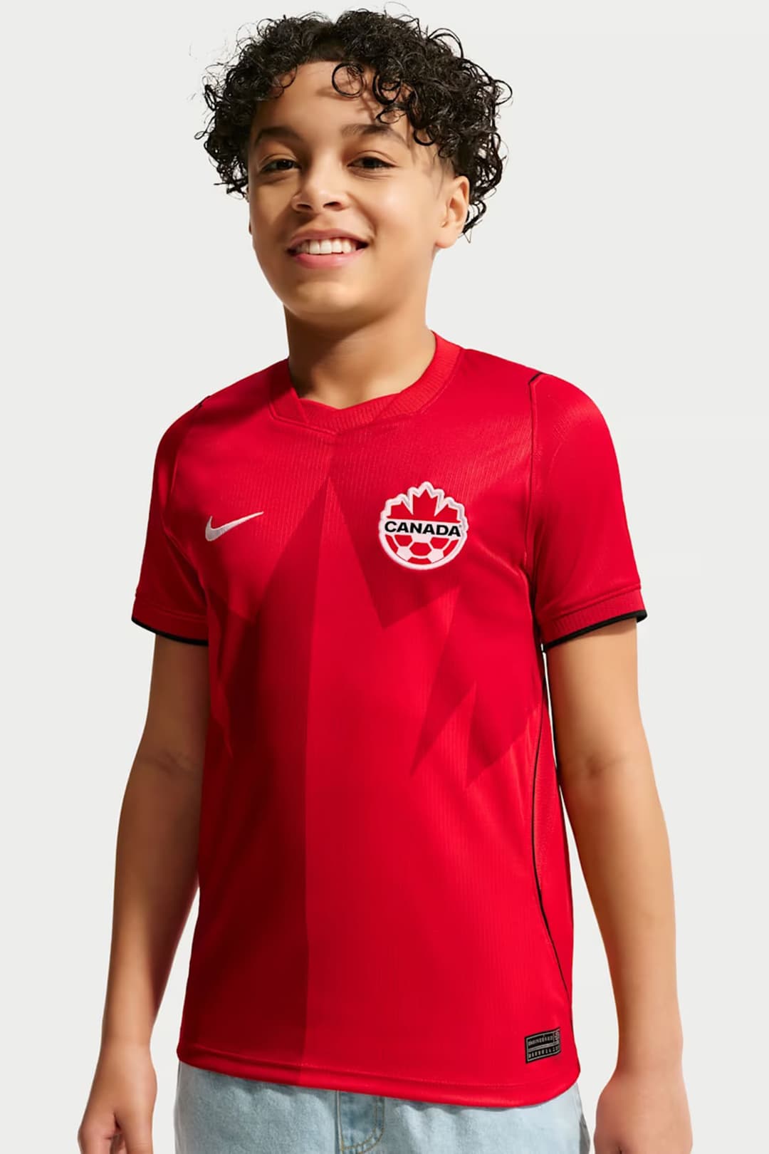 Nike Kanada Home Replica Kinder Fussballtrikot WM 2026 Rot, , Größe: 128