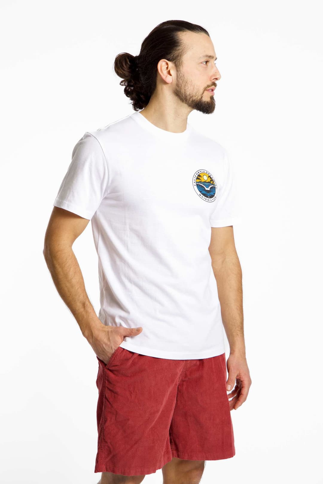 Quiksilver CA Dreaming Herren T-Shirt Weiss, Herren, Größe: M