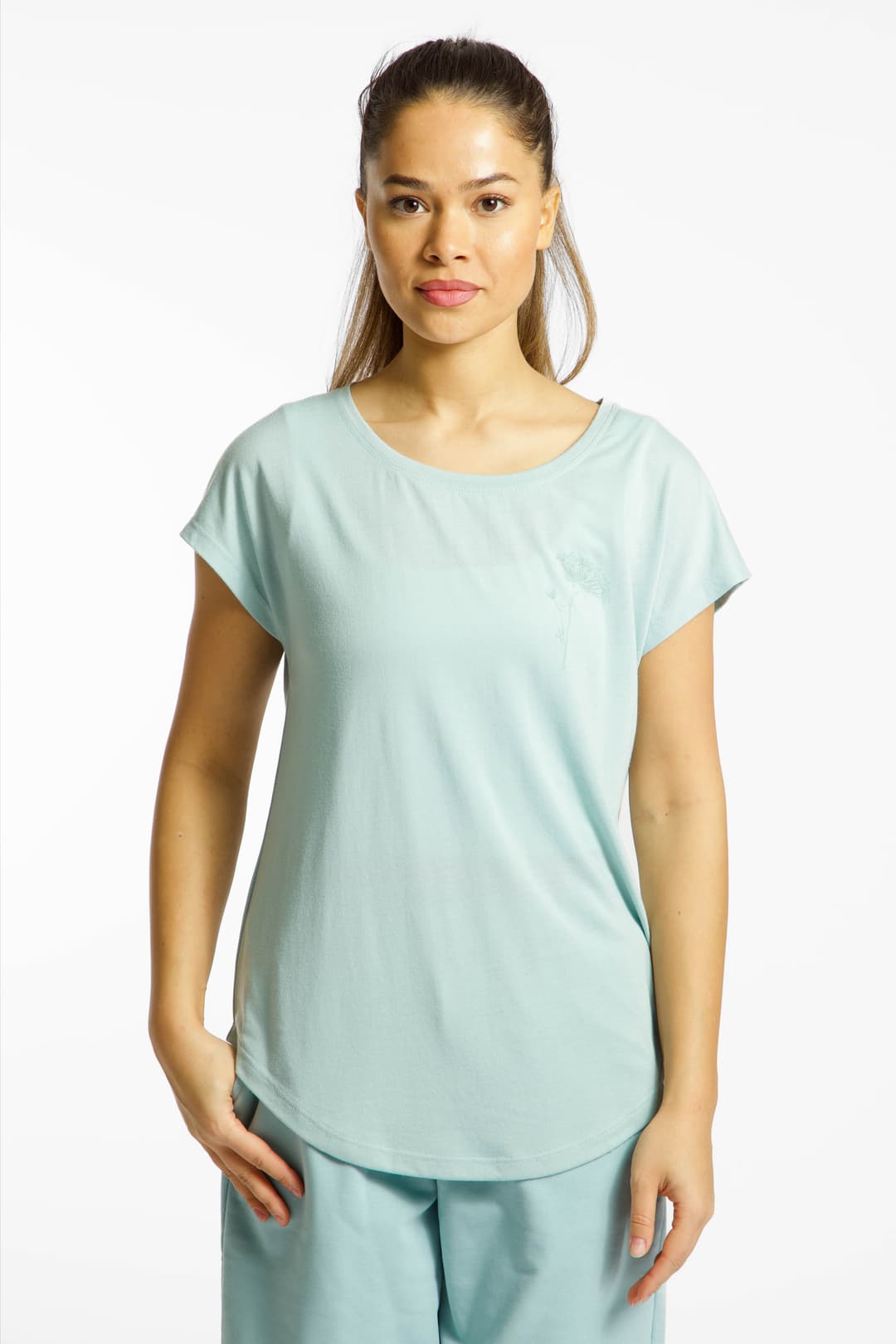 POWERZONE Damen T-Shirt Grün, Damen, Größe: S