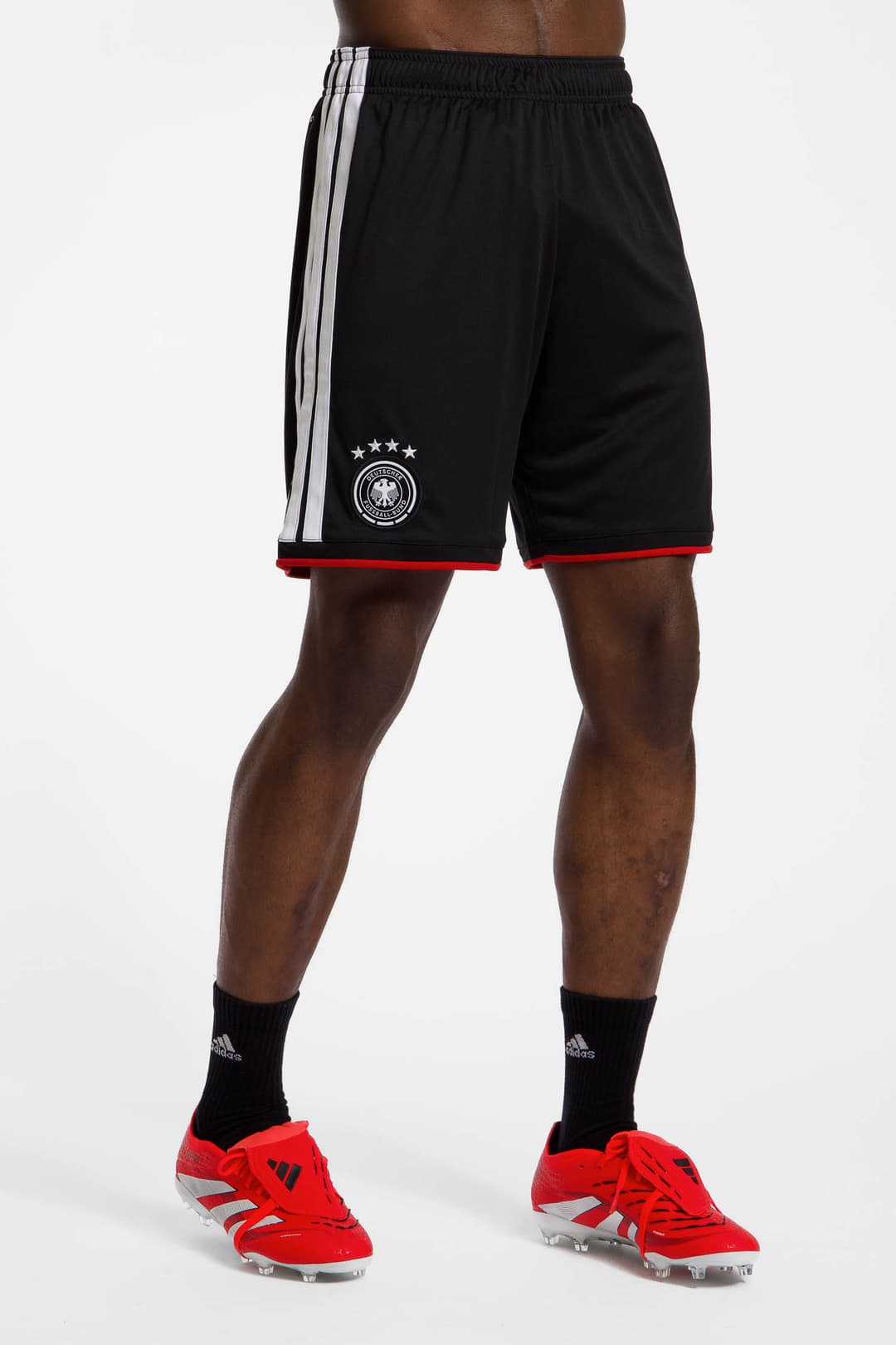 adidas Deutschland Home Replica Herren Short WM 2026 Schwarz, Herren, Größe: L