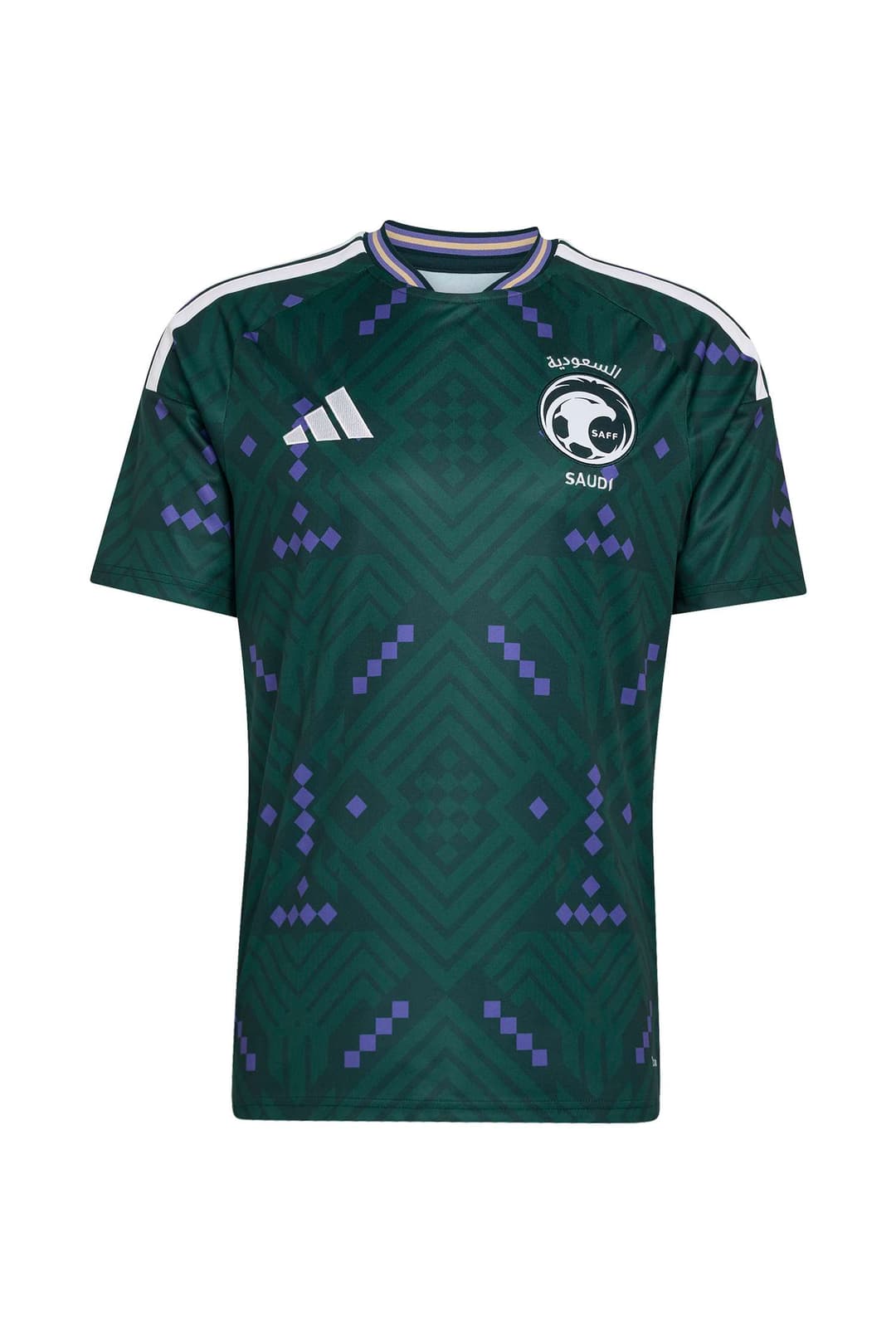 adidas Saudi-Arabien Home Replica Herren Fussballtrikot WM 2026 Grün, Herren, Größe: M