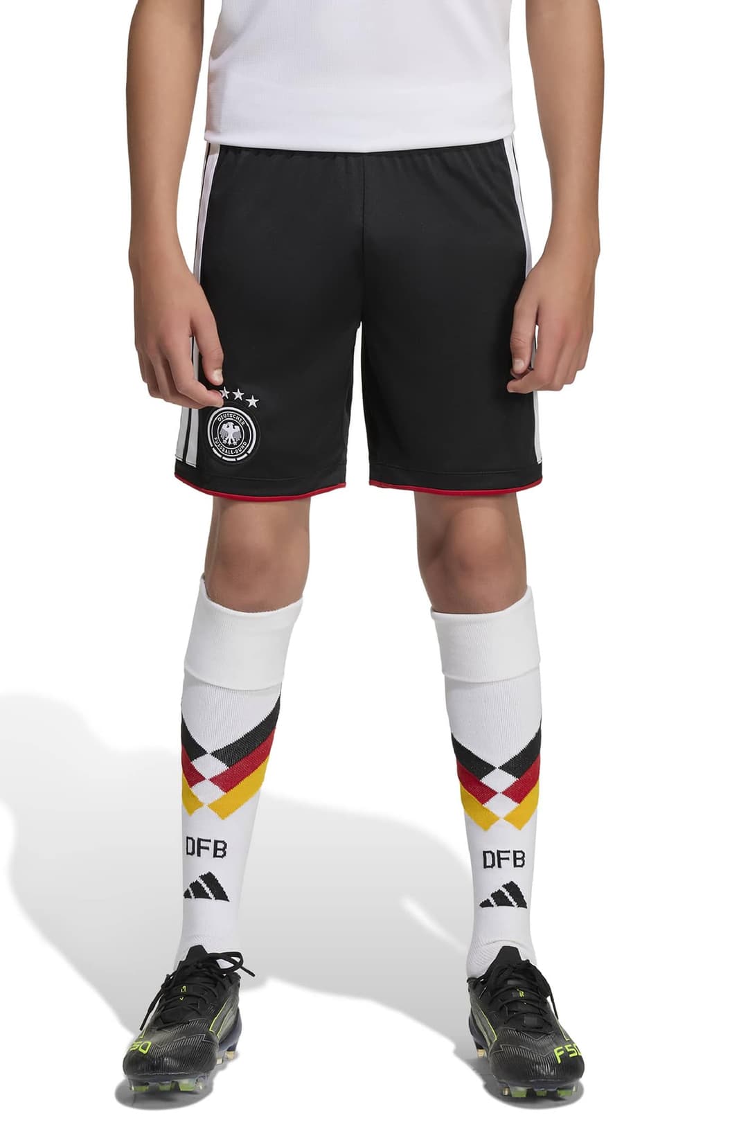 adidas Deutschland Home Replica Kinder Short WM 2026 Schwarz, , Größe: 152