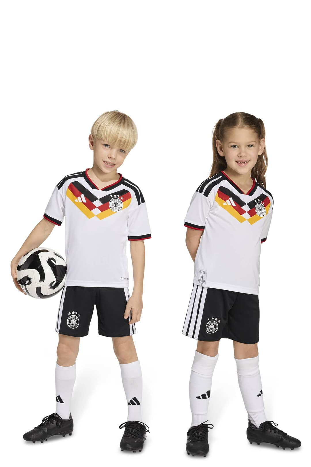 adidas Deutschland Home Replica Mini Kinder Fussballset WM 2026 Weiss, , Größe: 92